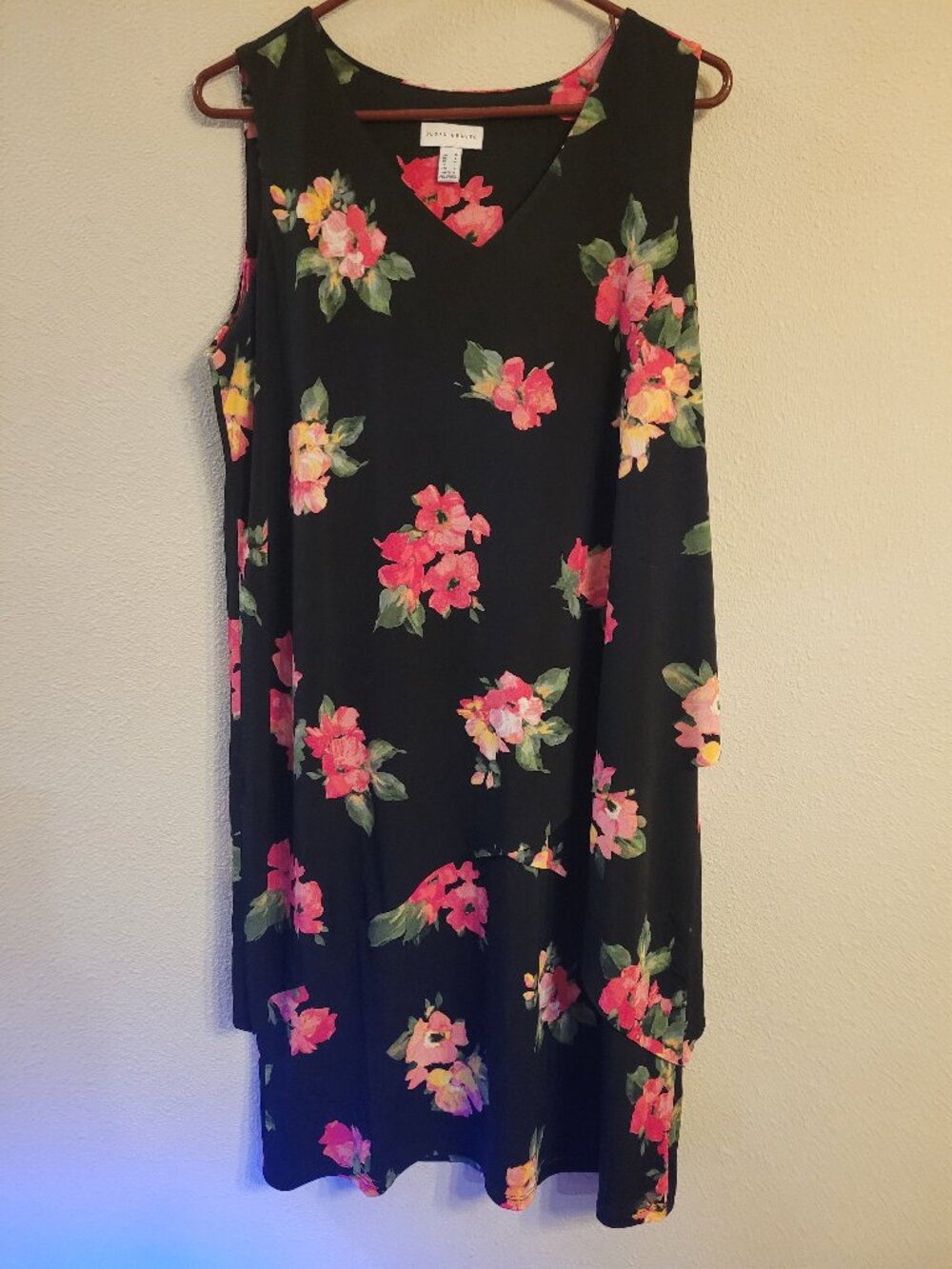 Susan Graver Floral Tiered Dress